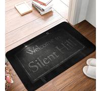 TPDODON Bienvenue chez Silent Hill Tapis de Porte d'entrée antidérapant extérieur à séchage Rapide Tapis de Sol Tapis d'entrée de Salle de Bain Tapis-20x32 inch