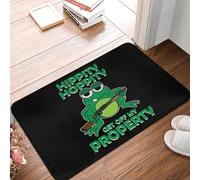 TPDODON Hippity Hoppity Get Off My Property Tapis d'entrée de Porte d'entrée de Sol de Cuisine extérieure Paillasson de Salle de Bain Tapis de Salon Tapis-24x36 inch
