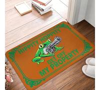 TPDODON Hippity Hoppity Get Off My Property Tapis d'entrée de Porte d'entrée de Sol de Cuisine intérieure Paillasson de Salle de Bain Tapis de Balcon Tapis-16x24 inch