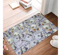 TPDODON Paillasson antidérapant Motif Billets de Banque Argent des États-Unis pour entrée Cuisine Salle de Bain salon-16x24 inch