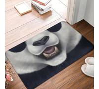 TPDODON Paillasson Panda géant antidérapant pour entrée Salle de Bain Cuisine Porte Garage animal-24x36 inch