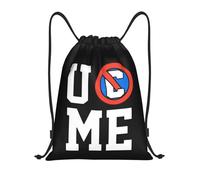 TPDODON Sac à dos à cordon Sac à cordon WWE John Cena U Cant See Me pour entraînement, yoga, sport, gym, femme et homme
