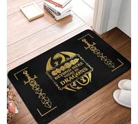 TPDODON Tapis de Porte antidérapant pour Cuisine et Salle de Bain Jeu DND Beyond Here There Be Dragons paillasson d'intérieur pour Chambre à Coucher Balcon entrée-16x24 inch
