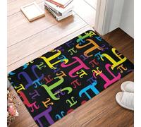 TPDODON Tapis de Sol antidérapant pour Porte Cuisine Salle de Bain Motif mathématiques Motif Pi-24x36 inch