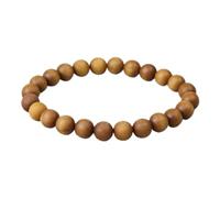 TPDRKOWJX Bracelet de perles, bracelet en bois africain authentique, 8 mm, prière santal, livraison directe, bijoux for hommes et femmes, ligne élastique wanglan(19cm-Barbie Sandalwood)