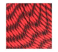 TPDRKOWJX Paracorde, 5M/15M/30M 7-Core 550 4mm Corde de Parachute Kit Survie Camping en Plein air Parapluie Tente Lanière Sangle à Linge (Rouleau 01,30 m)(3 Black Red,15M)