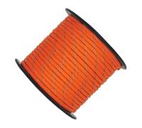 TPDRKOWJX Paracorde, Corde 50/100 m Multifonctionnelle 7 Noyaux Réfléchissants 550 4 mm Camping de Parachute Extérieure Sauvetage (Rouge, 30 M)(Orange,50M)