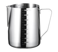 TPDRKOWJX Pichet à Lait, pichet en Acier Inoxydable 350/600/900 ML Mousse de Tasse café Bouche Pointue Barista mousseur Accessoires Cuisine(600ml)(350ml)
