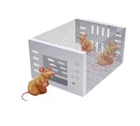 TPDRKOWJX Pièges à Rats, pièges, Attrape-Souris, Cage, Coffre-Fort, intérieur et extérieur, Maison Automatique, piège Souris, Rongeur, Grand Espace