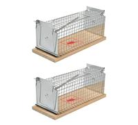 TPDRKOWJX Pièges à Rats, pièges, piège Souris, Cage rongeurs, empêche la Maison de, for, Le Jardin, Garage, l'intérieur et l'extérieur, (Couleur : L 1 pièces)(L 2pcs)