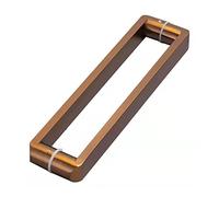 TPDRKOWJX Poignée de Porte, poignée, Grange coulissante, Robuste Double Face, clôture carrée for moustiquaire/Grande Porte/terrasse, métal extérieur(Rose D,84cm(33 in))