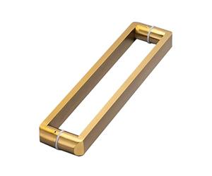 TPDRKOWJX Poignée de Porte, poignée, Grange coulissante, Robuste Double Face, clôture carrée for moustiquaire/Grande Porte/terrasse, métal extérieur(D,84cm(33 in))