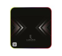 LUSORIS TPDS-22 Tapis de Souris Ultraprécis - Surface Lisse, Base Antidérapante, Confort Ergonomique, Durabilité Optimale - Taille 250x250 mm, Épaisseur 3 mm, Polyester Haute Qualité.