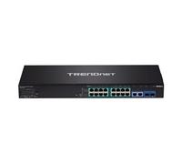 TPE 3018LS - Commutateur - intelligent - 8 x 10/100/1000 (PoE+) + 2 x SFP Gigabit combiné - Montable sur rack - PoE+ (220 W) - Conformité TAA