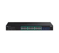 TRENDnet TPE 30284 - Commutateur - intelligent - 24 x 10/100/1000 (PoE+) + 4 x 10 Gigabit SFP+ - Montable sur rack - PoE+ (370 W) - CA 100 - 240 V - Conformité TAA G