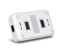 TRENDnet TPE-BE200 - Rallonge réseau - 1GbE - 2 ports - jusqu'à 200 m - Conformité TAA G