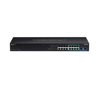 TRENDnet TPE BG182G - Commutateur - non géré - 8 x 10/100/1000 (UPOE / 4PPoE) + 8 x 10/100/1000 (PoE+) + 2 x SFP - Montable sur rack - UPOE / 4PPoE / PoE+ (440 W) - Conformité TAA G