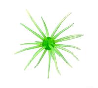 TPEF Floating Sea Urchin Bait 5pcs UV Glow(4#) | Hovers above bottom, reduces snags in weeds, ideal for pour bass fishing in heavy cover, 10cm length