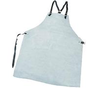 TPF Comercial 0007699330005 Tablier de soudeur (cuir de vache doublé, à haute résistance, avec bretelles en cuir de porc)