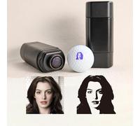 TPFOON Tampon de balle de golf personnalisé avec photo de visage, 2 en 1 Outil de marquage de ligne et d'alignement de balle de golf, Cadeau pour amateur de golf, Accessoire de golf pour hommes