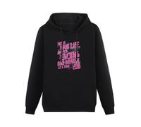 TPGHNVENT Men Long Sleeve Printed Hoodies Fight Club Movie Life Ending Hoody Sweatershirt Black XL