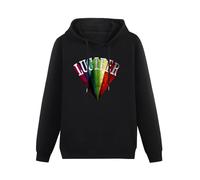 TPGHNVENT Men Long Sleeve Printed Hoodies Lucifer Rising Hoody Sweatershirt Black XXL