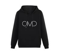 TPGHNVENT Men Long Sleeve Printed Hoodies OMD Orchestral Manoeuvres in The Dark Hoody Sweatershirt Black XXL