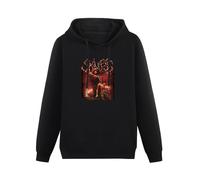 TPGHNVENT Men Long Sleeve Printed Hoodies Skinless Only The Ruthless Remain Hoody Sweatershirt Black L