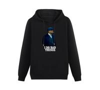 TPGHNVENT Men Long Sleeve Printed Hoodies Thomas Shelby I Do Bad ThingsMen's Hoody Sweatershirt Black L