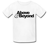 TPGHNVENT Men's Above & Beyond Acoustic Logo T Shirt for Big Boys' Girls' White 3XL