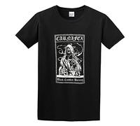 TPGHNVENT Men's Carnifex Black Candles Burning en Funny Graphic Top Printed Shirt S T-Shirts Black S