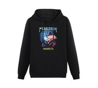TPGHNVENT Men's Forbidden Forbidden Evil Long Sleeve Hooded Sweatshirt Black S