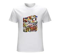 TPGHNVENT Men's Happy Mondays - Pills, Thrills & Bellyaches T-Shirts White 3XL