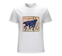 TPGHNVENT Men's Los Lobos How Will The Wolf Survive Vinyl Cover T-Shirts White XXL