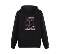 TPGHNVENT Men's Marty Lagina and Rick Lagina The Curse of Oak Island The Answer Long Sleeve Hooded Sweatshirt Hoodies with Drawstring Pockets Black M