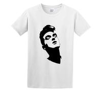 TPGHNVENT Men's Morrissey Moz Autobiography Quiff The Smiths Cotton T Shirt White 3XL