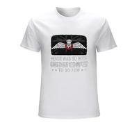 TPGHNVENT Men's RAF Never Was So Much Owed by So Many to So Few Shirt, SWEA S T-Shirts White L