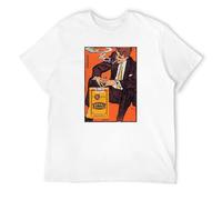 TPGHNVENT Men's Reval Cigarettes Tobacco Smoke Cotton T Shirt White XL