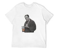 TPGHNVENT Men's Sleeve Soprano • Tony Soprano Some Pulp (Sin Fondo - Consulta La Tienda Con Imagen De Fondo) • Inspirado en La Mafia • Ropa De Calle T-Shirts White XL