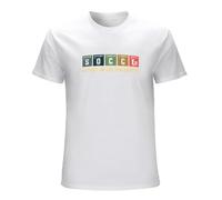 TPGHNVENT Men's Soccer is Part of My Chemistry T-Shirts White XL