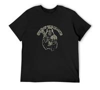 TPGHNVENT Men's Sons of The Empire Anarchy T-Shirts Black XXL