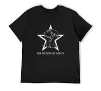 TPGHNVENT Men's The Sister Mercy Logo T-Shirts Black S