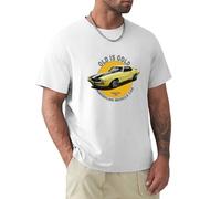 TPGHNVENT Men's Velvi Z28 American Muscle Car 60S 70S Cotton T Shirt White S
