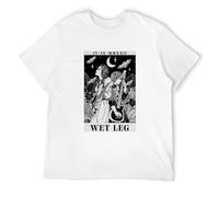 TPGHNVENT Men's Wet Leg - Tarot Card - Indie - Isle of Wight - Girl Group - Goblin Core T-Shirts White XL