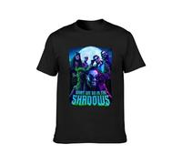 TPGHNVENT Men's What We Do in The Shadows Cotton T Shirt Black XXL