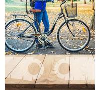 TPH Film autocollant pour manivelle de vélo de montagne en aluminium et carbone Compatible avec Race 6C E Thirteen TRAVATIV STYLO (A)