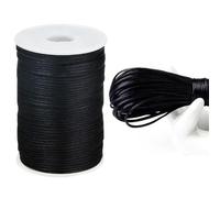 TPIONEER 10M-100M/lot 2.5mm Nylon Coloré Noir Queue De Rat Satin Noué Chinois Soie Macramé Cordon Perles Tressé Fil De Ficelle