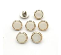 TPIONEER Boutons en Plastique pour Manteau Coupe-Vent pour Femme, Imitation Perle Blanche et Noire, pour Bricolage, Couture, vêtements, Accessoires de Robe