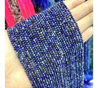 TPIONEER Collier et Bracelet en Perles de Pierre Naturelle 2 mm : améthyste, œil de Tigre et Lapis-Lazuli mélangés à des Perles Brillantes. Idéal pour la création de Colliers et Bracelets.