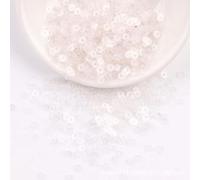 TPIONEER Paillettes Plates Rondes en PVC de 2 mm, 3 mm, 4 mm, pour Bricolage, Couture, vêtements, Paillettes Transparentes irisées pour l'artisanat